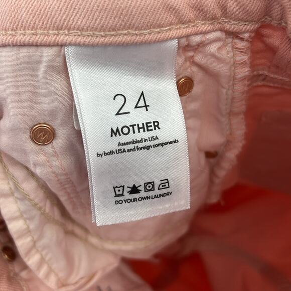 Mother Superior The Insider Hover Jeans - The Devil May Care (Peach Parfait)  24 - Picture 8 of 11